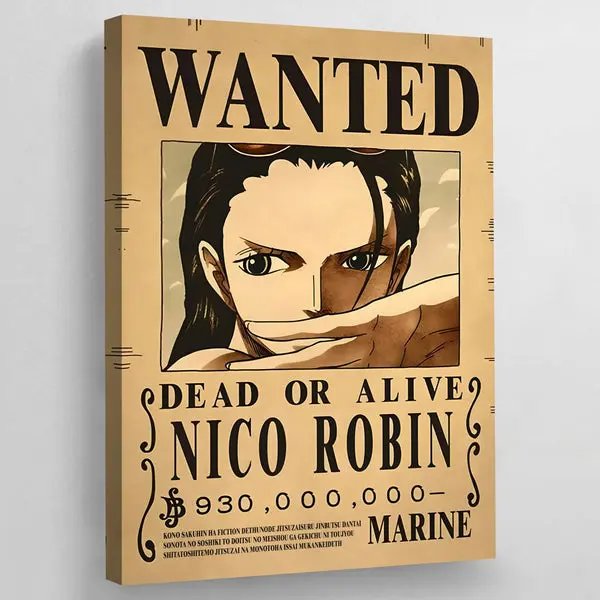Tableau Manga Wanted Beauté Ténébreuse