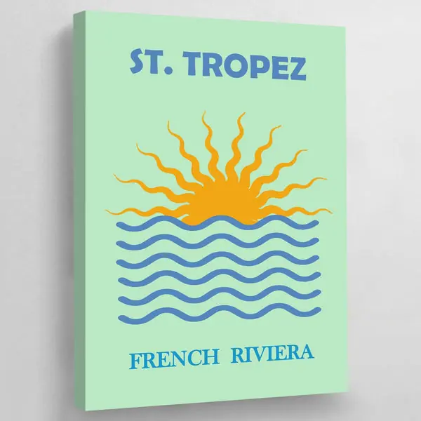 Tableau Saint-Tropez Moderne
