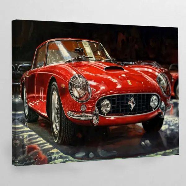 Tableau Voiture Ferrari Vintage