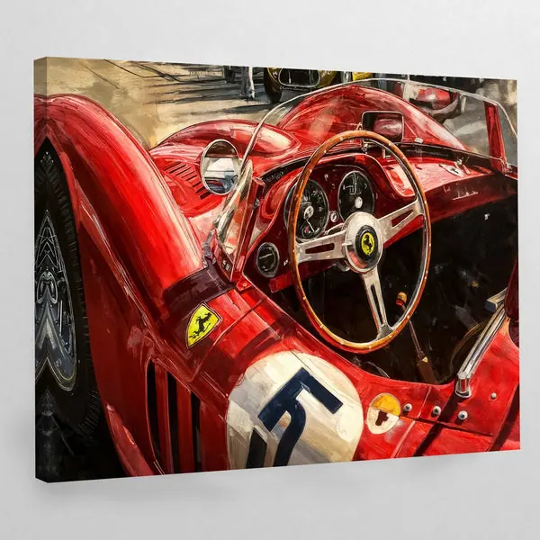 Tableau Ferrari Vintage