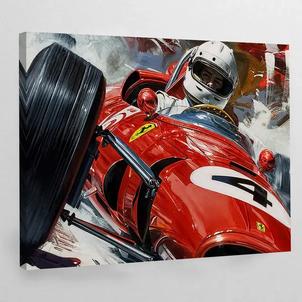 Tableau Ferrari Vintage Course