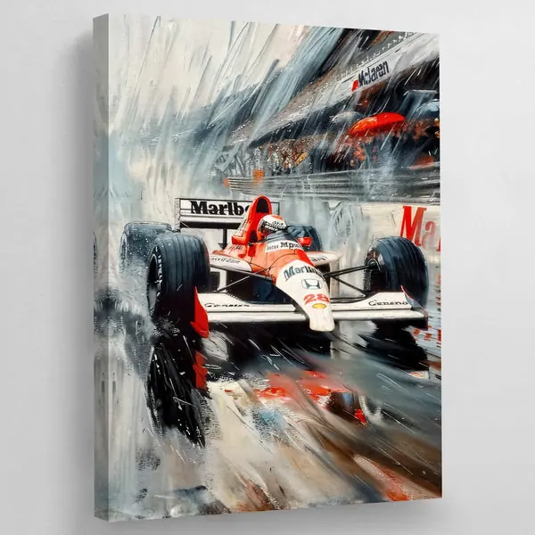 Tableau Voiture McLaren Vintage