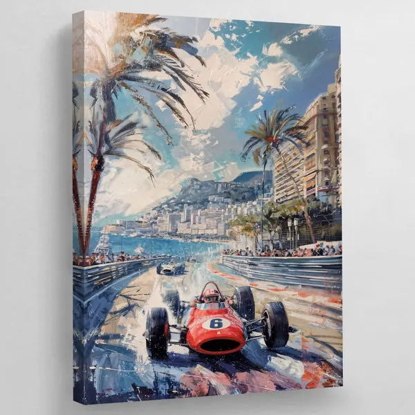 Tableau Voiture Grand Prix De Monaco