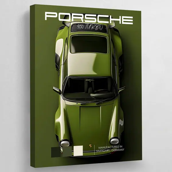 Tableau Porsche 911 Vert