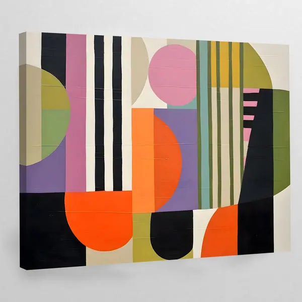 Tableau Abstrait Coloré Chic — création ARTIMEK