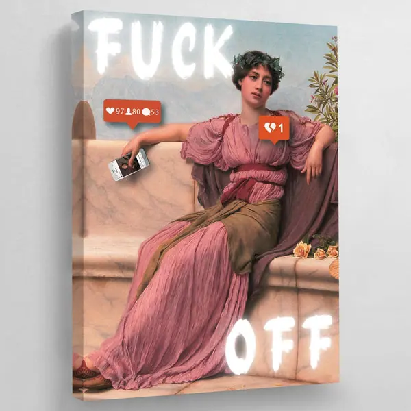 Tableau Moderne Fuck Off