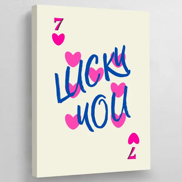 Tableau Moderne Lucky You