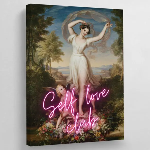 Tableau Moderne Self Club Love