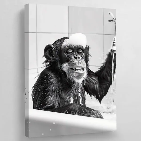 Tableau Singe Salle De Bain