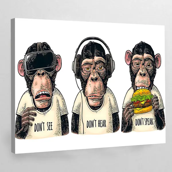 Tableau Des 3 Singes