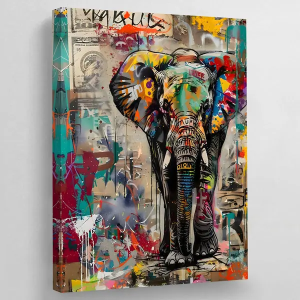 Tableau Elephant Moderne