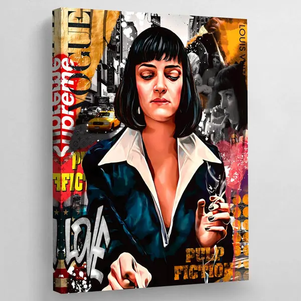 Tableau Pulp Fiction Moderne