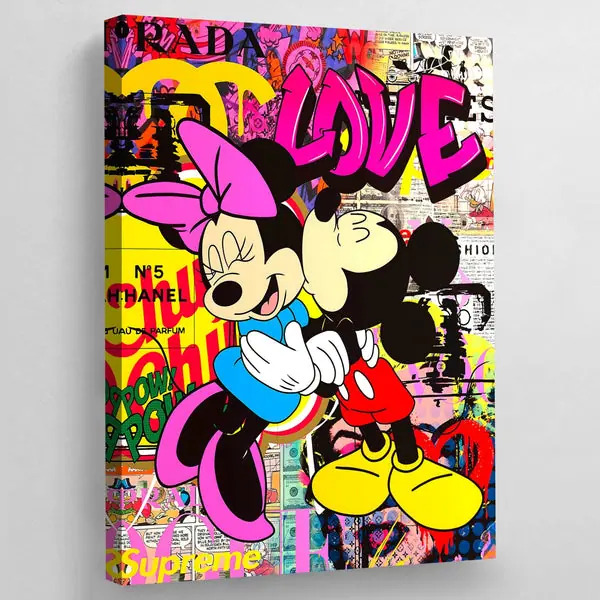 Tableau Cartoons Street Art Moderne