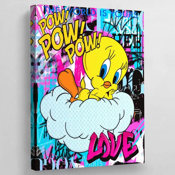 Tableau Titi Pop Art