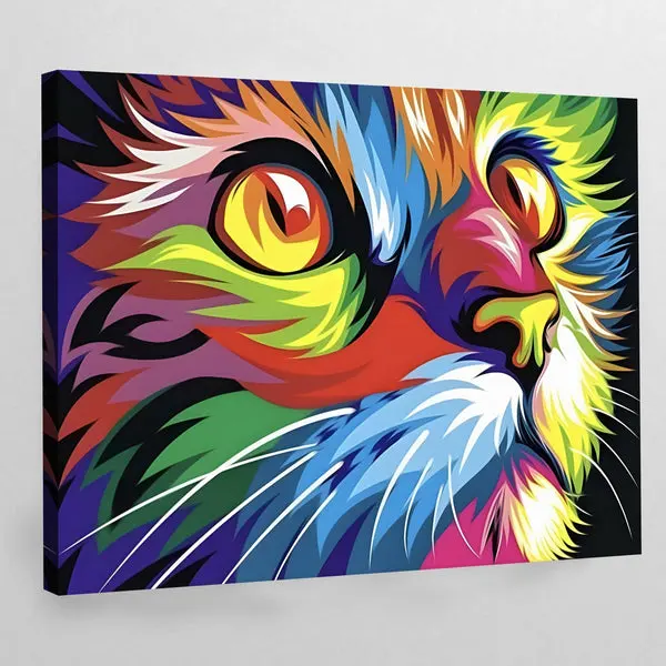 Tableau Chat Pop Art