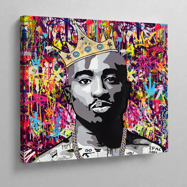 Tableau Tupac Street Art