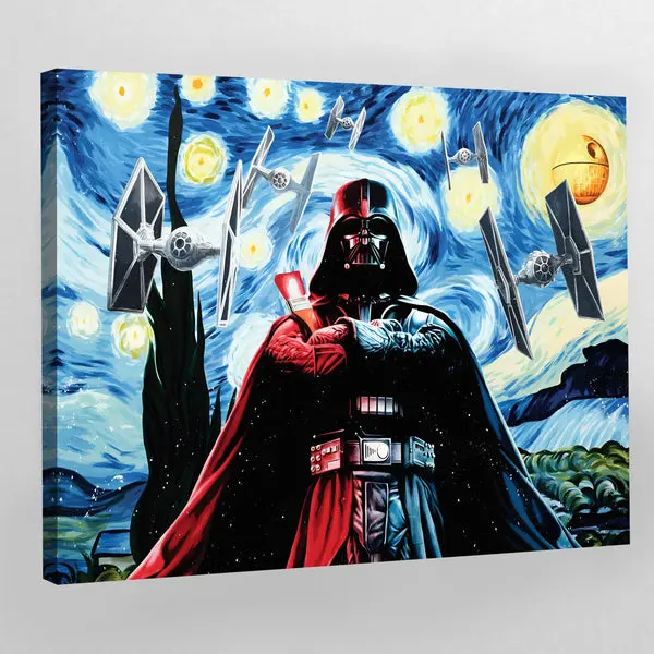 Tableau Street Art Dark Vador