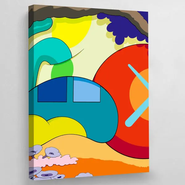 Tableau Kaws Peinture