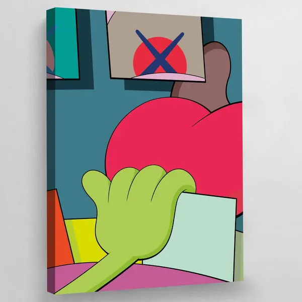 Tableau Street Art Kaws