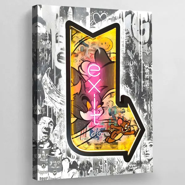 Tableau Pop Art Tom & Jerry