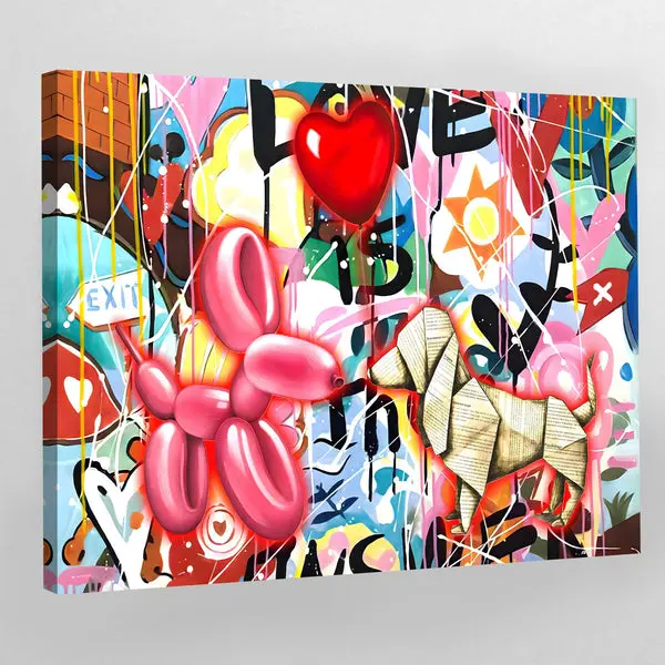 Tableau Jeff Koons Pop Art