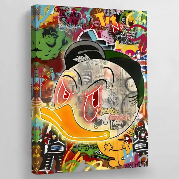 Tableau Pop Art Cartoon