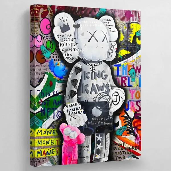 Tableau Kaws Street Art