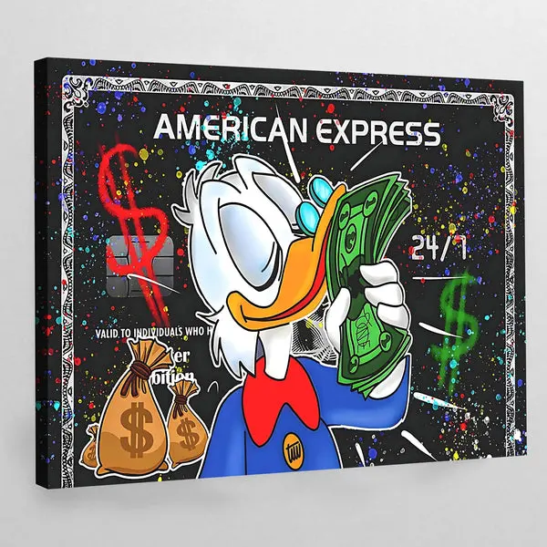 Tableau Pop Art American Express
