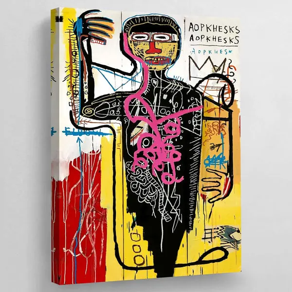 Tableau Basquiat Versus Medici