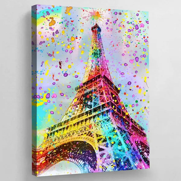 Tableau Pop Art Tour Eiffel