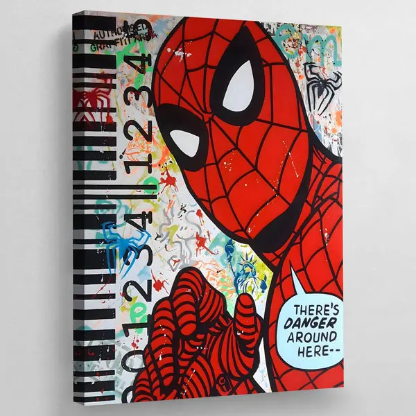 Tableau Street Art Spider-Man