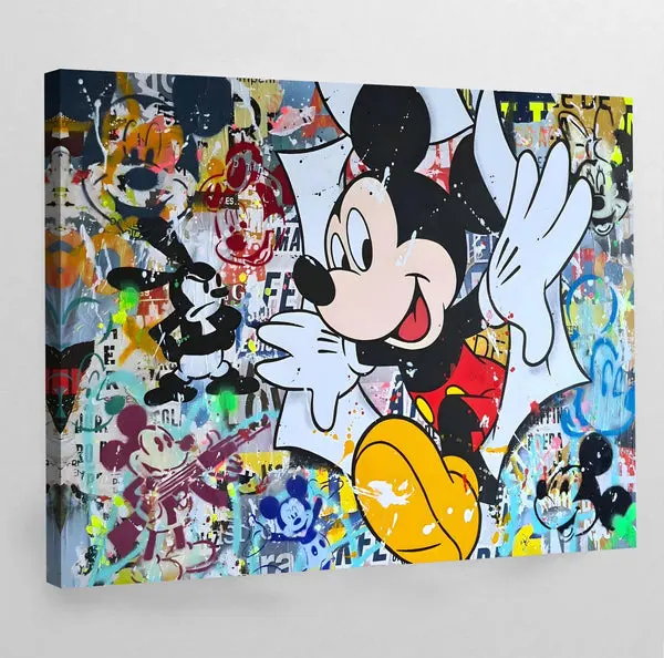 Tableau Mickey Graffitis